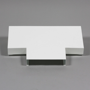 T-St&uuml;ck zu Mauerabdeckung-Alu-Beschichtet