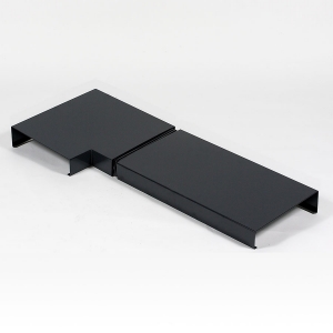 Mauerabdeckung mit  Ecke  - Alu Beschichtet